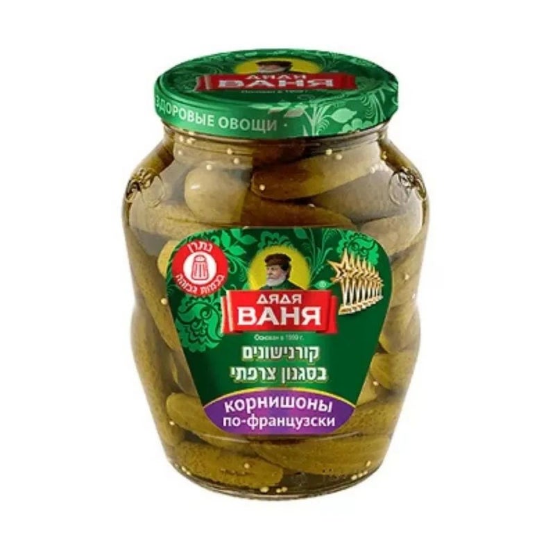 Uncle Vanya French-Style Gherkins Baby Cucumber Pickle- 680g
